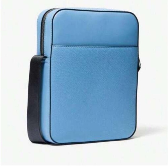 NWT Michael Kors | Cooper Logo Embossed Pebbled Leather Flight Bag - Picture 3 of 7